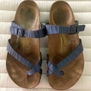 Navy Metalic Papillo Birkenstock Sandal Sz 9 ½